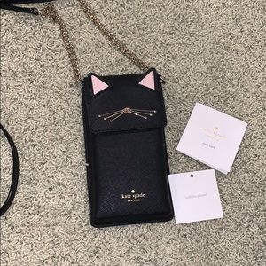 Kate Spade Cat North South Phone Crossbody Bag